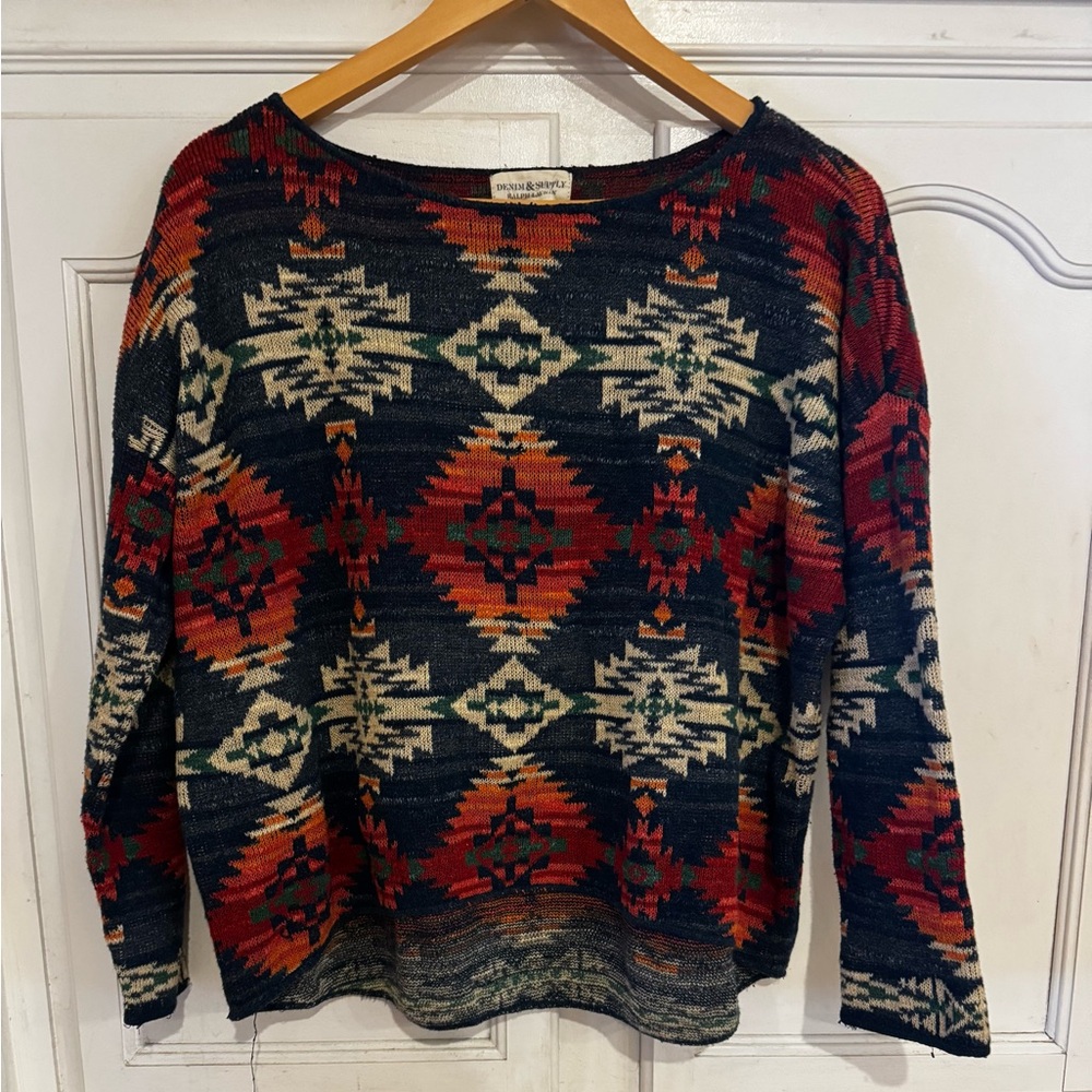 Ralph Lauren Multicolor Geometric Sweater